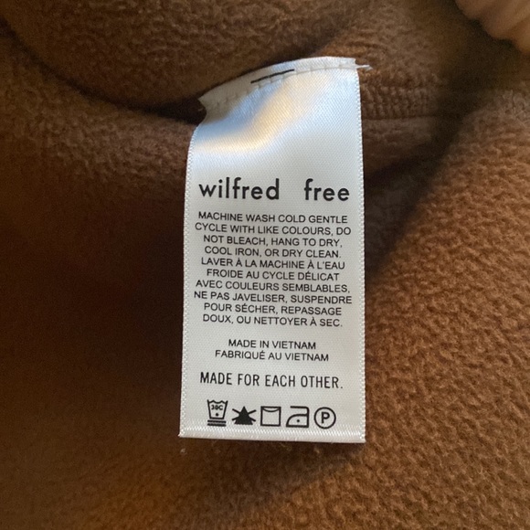 Wilfred Free Long Sherpa Liner Jacket-Brown - Picture 4 of 9
